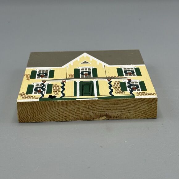 1992 Cats Meow Hometown Christmas Series Howey House Bed & Breakfast Faline Wood - Picture 6 of 7